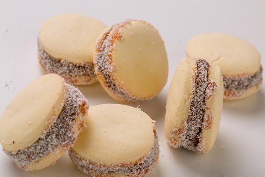 Alfajores de maicena, panadería Familia del Olmo