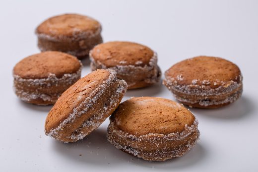 Alfajores de miel, panadería Familia del Olmo